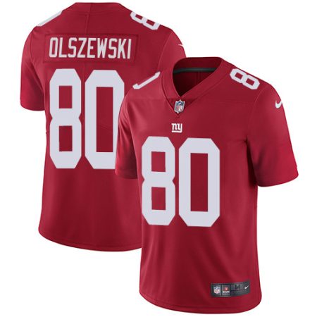 giants #80 gunner olszewski red alternate men's stitched nfl vapor untouchable limited cheap jersey