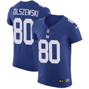 Giants #80 Gunner Olszewski Royal Blue Team Color Men's Stitched NFL Vapor Untouchable Elite Jersey