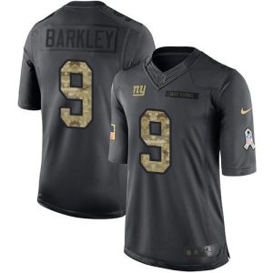 wholesale Giants #9 Matt Barkley Black Men's Stitched NFL Limited 2024 Salute to Service Jersey