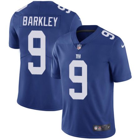 Giants #9 Matt Barkley Royal Blue Team Color Men's Stitched NFL Vapor Untouchable Limited Jersey