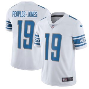 Lions #19 Donovan Peoples-Jones White Men's Stitched NFL Vapor Untouchable Limited Jersey