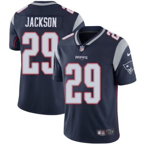 patriots #29 j.c. jackson navy blue team color men's stitched nfl vapor untouchable limited cheap jersey