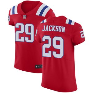 wholesale Patriots #29 J.C. Jackson Red Alternate Men's Stitched NFL Vapor Untouchable Elite Jersey