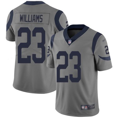 Rams #23 Kyren Williams Gray Men's Stitched NFL Limited Inverted Legend Jersey