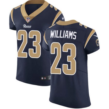 Rams #23 Kyren Williams Navy Blue Team Color Men's Stitched NFL Vapor Untouchable Elite Jersey