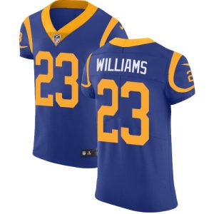 Rams #23 Kyren Williams Royal Blue Alternate Men's Stitched NFL Vapor Untouchable Elite Jersey