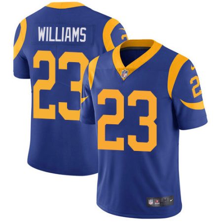 Rams #23 Kyren Williams Royal Blue Alternate Men's Stitched NFL Vapor Untouchable Limited Jersey