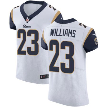 Rams #23 Kyren Williams White Men's Stitched NFL Vapor Untouchable Elite Jersey