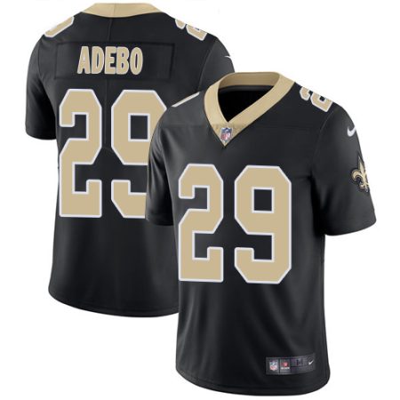 saints #29 paulson adebo black team color men's stitched nfl vapor untouchable limited wholesale jersey