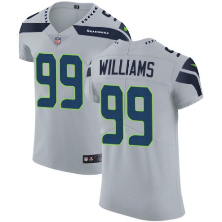 seahawks #99 leonard williams grey alternate men's stitched nfl new elite cheap jersey