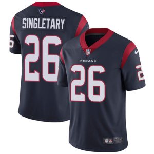 cheap Texans #26 Devin Singletary Navy Blue Team Color Men's Stitched NFL Vapor Untouchable Limited Jersey