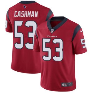 Texans #53 Blake Cashman Red Alternate Men's Stitched NFL Vapor Untouchable Limited Jersey