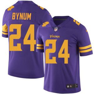 Vikings #24 Camryn Bynum Purple Men's Stitched NFL Limited Rush Jersey