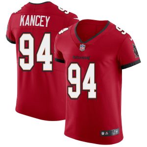 Tampa Bay Buccaneers #94 Calijah Kancey Men's Red Vapor Elite Jersey