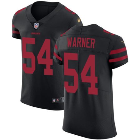 49ers #54 fred warner black alternate men's stitched nfl vapor untouchable elite cheap jersey