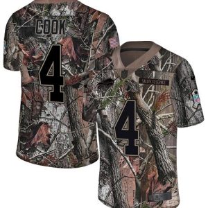 Bills #4 James Cook Camo Men's Stitched NFL Limited Rush Realtree Jersey