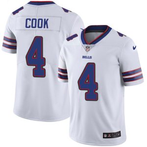 Bills #4 James Cook White Men's Stitched NFL Vapor Untouchable Limited Jersey