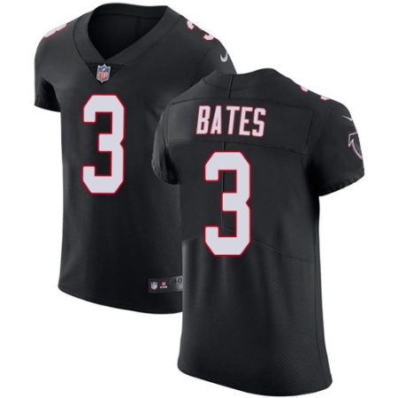 Falcons #3 Jessie Bates Black Alternate Men's Stitched NFL New Elite Jersey