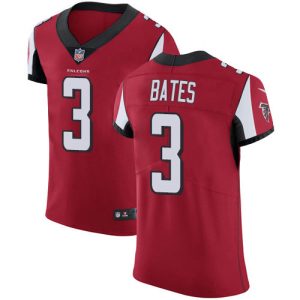 Falcons #3 Jessie Bates Red Team Color Men's Stitched NFL Vapor Untouchable Elite Jersey