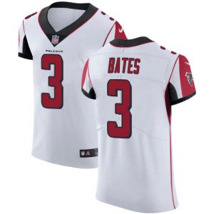 Falcons #3 Jessie Bates White Men's Stitched NFL New Elite Jersey