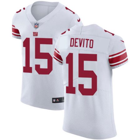 giants #15 tommy devito white men's stitched nfl new elite wholesale jersey