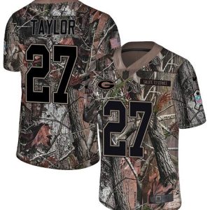 cheap Packers #27 Patrick Taylor Camo Men's Stitched NFL Limited Rush Realtree Jersey