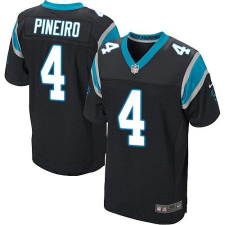 wholesale Panthers #4 Eddy Pineiro Black Team Color Men's Stitched NFL Vapor Untouchable Elite Jersey