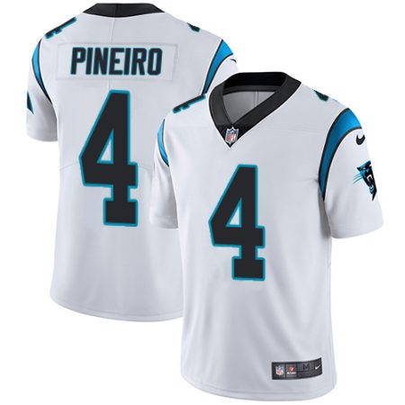 Panthers #4 Eddy Pineiro White Men's Stitched NFL Vapor Untouchable Limited Jersey