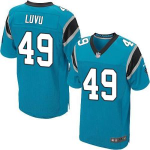 panthers #49 frankie luvu blue alternate men's stitched nfl new elite wholesale jersey