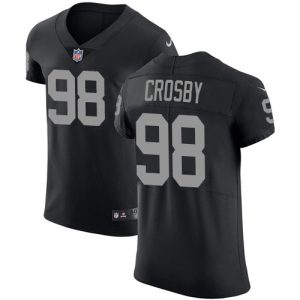 Raiders #98 Maxx Crosby Black Team Color Men's Stitched NFL Vapor Untouchable Elite Jersey