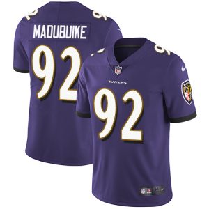 Ravens #92 Justin Madubuike Purple Team Color Men's Stitched NFL Vapor Untouchable Limited Jersey