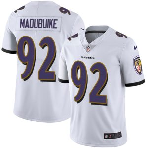 ravens #92 justin madubuike white men's stitched nfl vapor untouchable limited wholesale jersey