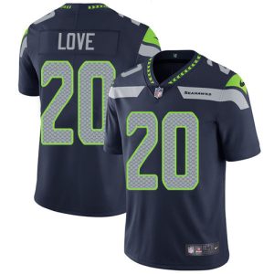 wholesale Seahawks #20 Julian Love Steel Blue Team Color Men's Stitched NFL Vapor Untouchable Limited Jersey