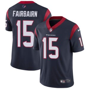 texans #15 ka'imi fairbairn navy blue team color men's stitched nfl vapor untouchable limited wholesale jersey