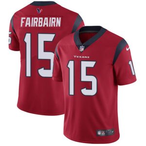 Texans #15 Ka'imi Fairbairn Red Alternate Men's Stitched NFL Vapor Untouchable Limited Jersey