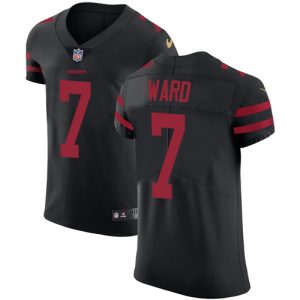 49ers #7 Charvarius Ward Black Alternate Men's Stitched NFL Vapor Untouchable Elite Jersey