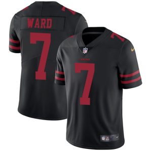 49ers #7 Charvarius Ward Black Alternate Men's Stitched NFL Vapor Untouchable Limited Jersey