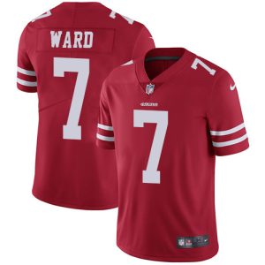 wholesale 49ers #7 Charvarius Ward Red Team Color Men's Stitched NFL Vapor Untouchable Limited Jersey