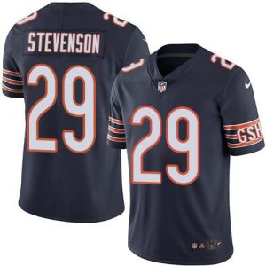 bears #29 tyrique stevenson navy blue team color men's stitched nfl vapor untouchable limited cheap jersey