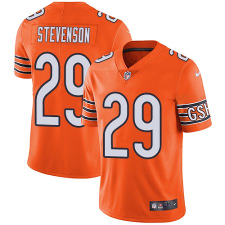 Bears #29 Tyrique Stevenson Orange Men's Stitched NFL Limited Rush Jersey