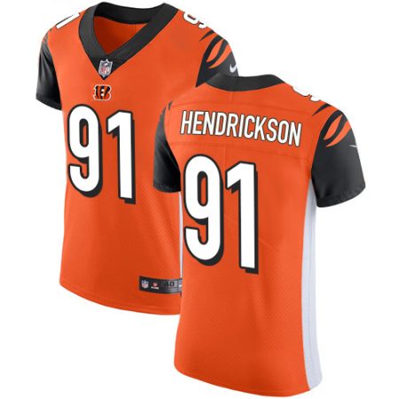 wholesale Bengals #91 Trey Hendrickson Orange Alternate Men's Stitched NFL New Elite Jersey