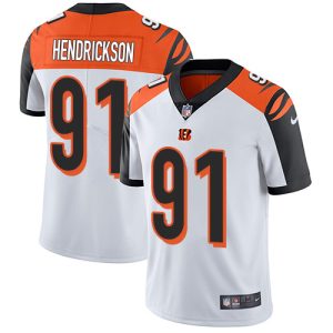 bengals #91 trey hendrickson white men's stitched nfl vapor untouchable limited cheap jersey