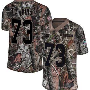 Bills #73 Dion Dawkins Camo Men's Stitched NFL Limited Rush Realtree Jersey