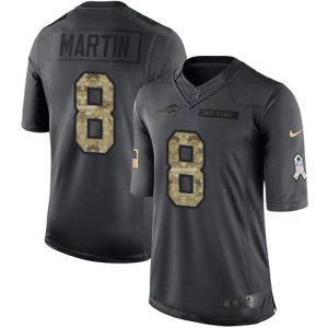 bills #8 sam martin black men's stitched nfl limited 2016 salute to service wholesale jersey