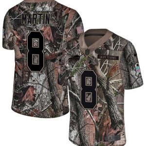 Bills #8 Sam Martin Camo Men's Stitched NFL Limited Rush Realtree Jersey