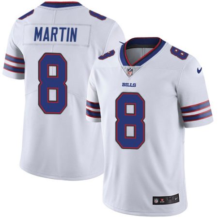 Bills #8 Sam Martin White Men's Stitched NFL Vapor Untouchable Limited Jersey