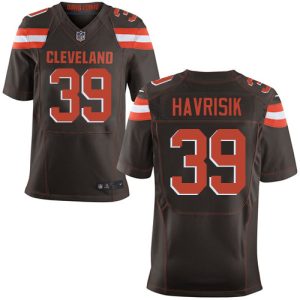 Browns #39 Lucas Havrisik Brown Team Color Men's Stitched NFL Vapor Untouchable Elite Jersey