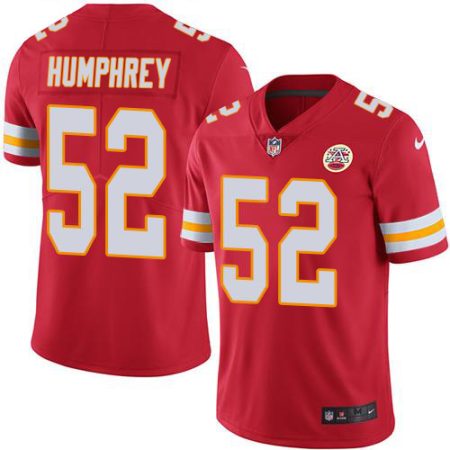 wholesale Chiefs #52 Creed Humphrey Red Team Color Men's Stitched NFL Vapor Untouchable Limited Jersey