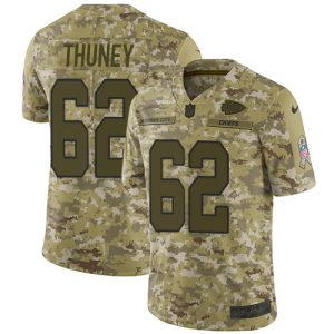 cheap Chiefs #62 Joe Thuney Camo Men's Stitched NFL Limited 2018 Salute To Service Jersey