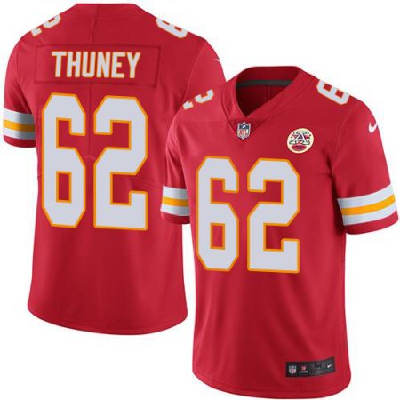 wholesale Chiefs #62 Joe Thuney Red Team Color Men's Stitched NFL Vapor Untouchable Limited Jersey